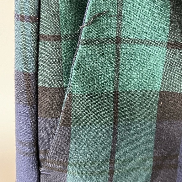 J.CREW Ruby Full Length Pants in Black Watch Tartan Plaid NWT Size 2 - Picture 3 of 7